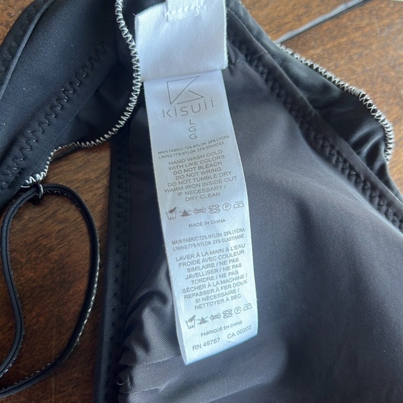 Designer Kisuii UPF 50+ UV protection chlorine resistant bikini top size large - Picture 8 of 12